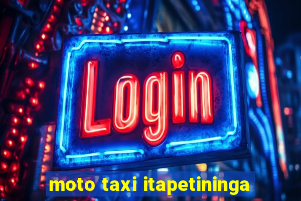 moto taxi itapetininga